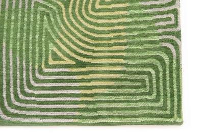 Louis de Poortere - Coral Meditation 9231 Tropical Green Rond - 240 rond Vloerkleed Louis de Poortere - Coral Meditation 9231 Tropical Green Rond - 240 rond Vloerkleed