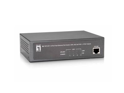LevelOne FEP-0511 Fast Ethernet (10/100) Power over Ethernet (PoE) netwerk-switch LevelOne FEP-0511 Fast Ethernet (10/100) Power over Ethernet (PoE) netwerk-switch