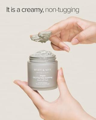 Mary & May Cica Tea Tree Soothing Wash Off Pack 125 g