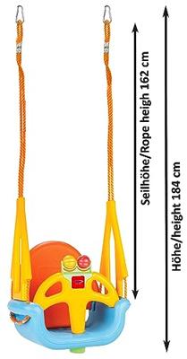 Jamara Kinderschommel Grow with me 3in1 blauw Jamara Kinderschommel Grow with me 3in1 blauw