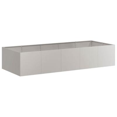 Plantenbak roestig 200x80x40 cm weervast staal