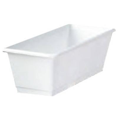 Balkonbak standaard wit 60 cm