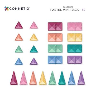 Connetix Mini Pastel 32 stuks