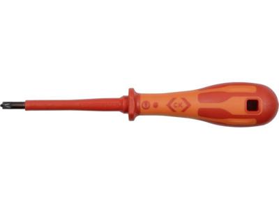 C.K Plus/minus schroevendraaier VDE Grootte SL/PZ 1 Koplengte: 80 mm