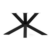 Stalen matrix zwart spinpoot 150 bij 80 cm en hoogte 73 cm (10 x 10 cm) - thumbnail