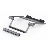 i-tec Metal Cooling Pad for notebooks (up-to 15.6”) with USB-C Docking Station (Power Delivery 100 W) - thumbnail