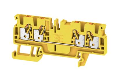 Weidmüller 1521730000 Doorgangsklem 5.1 mm Spanveer Geel 100 stuk(s)