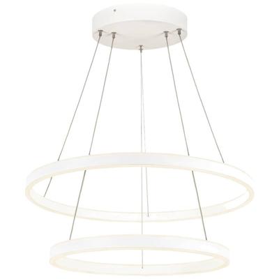SLV ONE DOUBLE 1004768 LED-hanglamp LED vast ingebouwd 49 W Wit SLV ONE DOUBLE 1004768 LED-hanglamp LED vast ingebouwd 49 W Wit