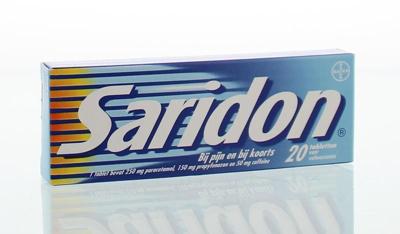 Saridon Pijnstillend en koortsverlagend 20 Tabletten