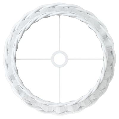 VidaXL Plafondlampenkap ø45x28 cm wicker wit VidaXL Plafondlampenkap ø45x28 cm wicker wit