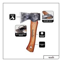 Hultafors Mini Hakbijl Agelsjon | 235 mm - HU841760 - HU841760 - thumbnail