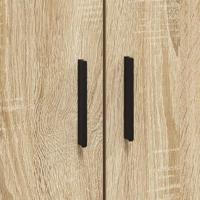 Opbergbedframe Sonoma eiken 100 x 200 cm Bewerkt hout - thumbnail