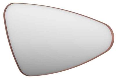 Ben Nature organische spiegel 100x60cm rechts geborsteld koper