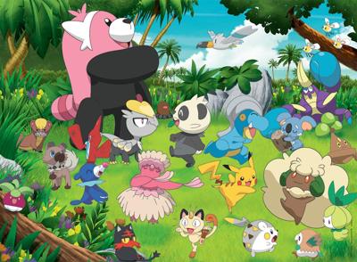Ravensburger puzzel Wilde Pokémon 300 XXL stukjes