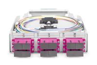 Digitus DN-963850-4 Adapter voor glasvezelkabels Pink, Zwart, Grijs 1 stuk(s) - thumbnail
