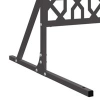 VidaXL Privacyscherm zwart 100 x 50 x 180 cm staal - thumbnail