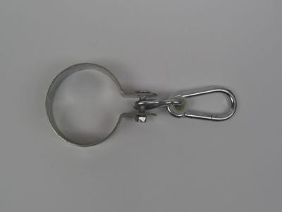Schommelring verzinkt diam. 100 mm met karabijnhaak Hermic - Hermic