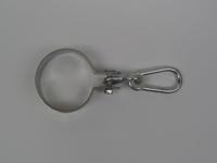 Schommelring verzinkt diam. 100 mm met karabijnhaak Hermic - Hermic - thumbnail