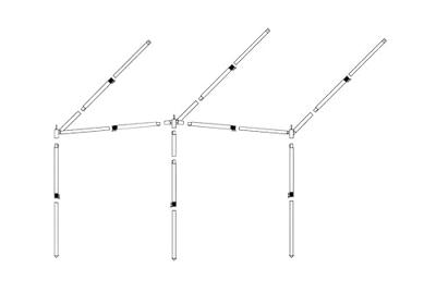 Dorema Frame Voortentluifel Palma/Locarno Plus Aluminium 25mm EasyGrip