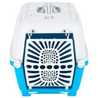 VidaXL Reismand 55x36x36 cm polypropeen wit en blauw - thumbnail