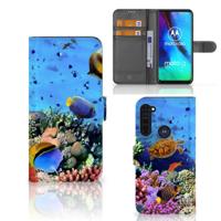 Motorola Moto G Pro | Telefoonhoesje | Met pasjeshouder | Vissen - thumbnail