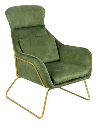 Artistiq Fauteuil 'Phelipe' Velvet, kleur groen Artistiq Fauteuil 'Phelipe' Velvet, kleur groen