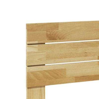 Hoofdbord 80 cm massief hout eiken