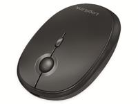 LogiLink ID0204 Muis Bluetooth, Radiografisch Optisch Zwart 1600 dpi Oplaadbaar - thumbnail