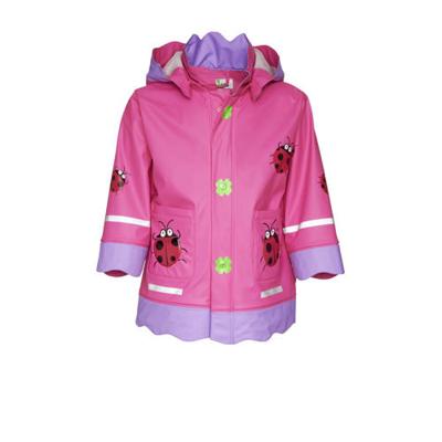 Playshoes regenjas Lieveheersbeestje Fuchsia-128