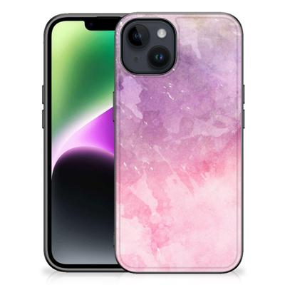 Kleurrijke Telefoonhoesje iPhone 15 Pink Purple Paint Kleurrijke Telefoonhoesje iPhone 15 Pink Purple Paint