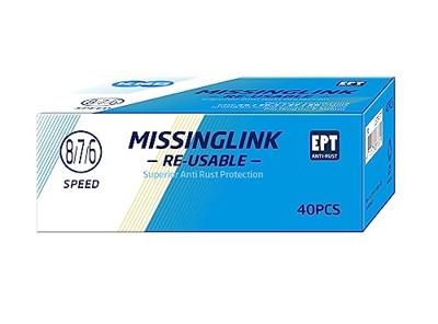 KMC missinglink x 7/8r zilver 7,3mm KMC missinglink x 7/8r zilver 7,3mm