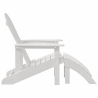 Tuinstoel 2 pcs Wit 83 x 74 x 92 cm Polyetheen - thumbnail