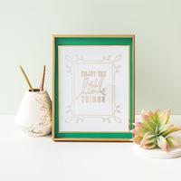 We R Makers • foil quill gold finch - thumbnail