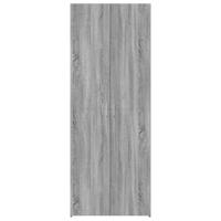 Hoge kast 70x42,5x185 cm bewerkt hout grijs sonoma eikenkleurig - thumbnail