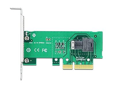 DeLOCK PCIe x4 Card naar 1x SFF-8643 NVMe Low Profile interface kaart