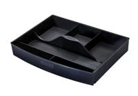 HAN HA-1016-13 Ladenkast Inzetbak 6 Vaks Zwart - thumbnail