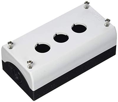 Eaton M22-I3 Opbouwbehuizing 3 inbouwplaatsen, Voor bodembevestiging (Ø x h) 22 mm x 80 mm Antraciet 1 stuk(s)