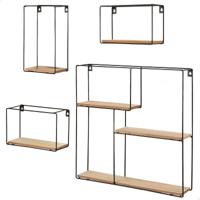 Kapstok Max Home Ijzer Hout MDF (2 Stuks) - thumbnail