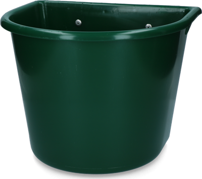 Voerbak 15 l met ophang Groen
