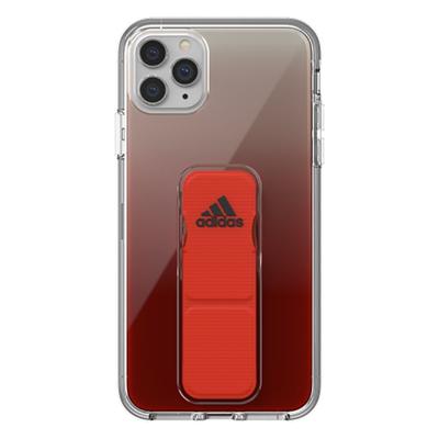 Adidas - iPhone 11 Pro Max Hoesje - Clear Grip Case Rood