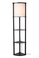 Lucide MENNO - Vloerlamp - 1xE27 - Zwart - thumbnail