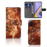 Samsung Galaxy A51 | Bookcase | Marmer Bruin - thumbnail