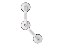 Ridder Wandbeugel met zuignap Rob (Wit) - thumbnail