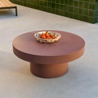 Kave Home Ronde Salontafel 'Aiguablava' Beton, 66cm, kleur Terracotta - thumbnail
