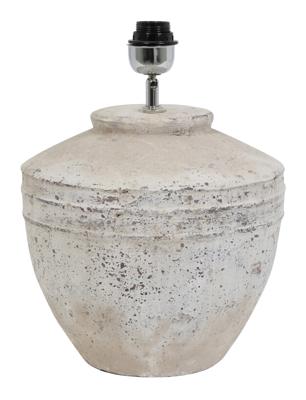 Light & Living Tafellamp 'Toba' 40cm, kleur Antiek Grijs (excl. kap)