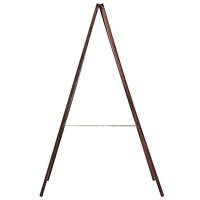 Krijtbord dubbelzijdig vrijstaand 60x80 cm cederhout - thumbnail