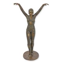 Bronzen beeld genaamd "dourga" - thumbnail