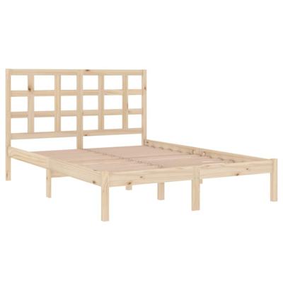 Bedframe massief hout 140x190 cm - thumbnail