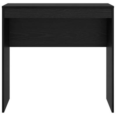 Bureau Zwart eiken 80 x 40 x 76 cm Bewerkt hout