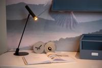 Lucide ALEC - Bureaulamp - LED 3 StepDim - G9 - 1x3W 2700K - Inclusief omwisselbare ringen - Zwart - thumbnail